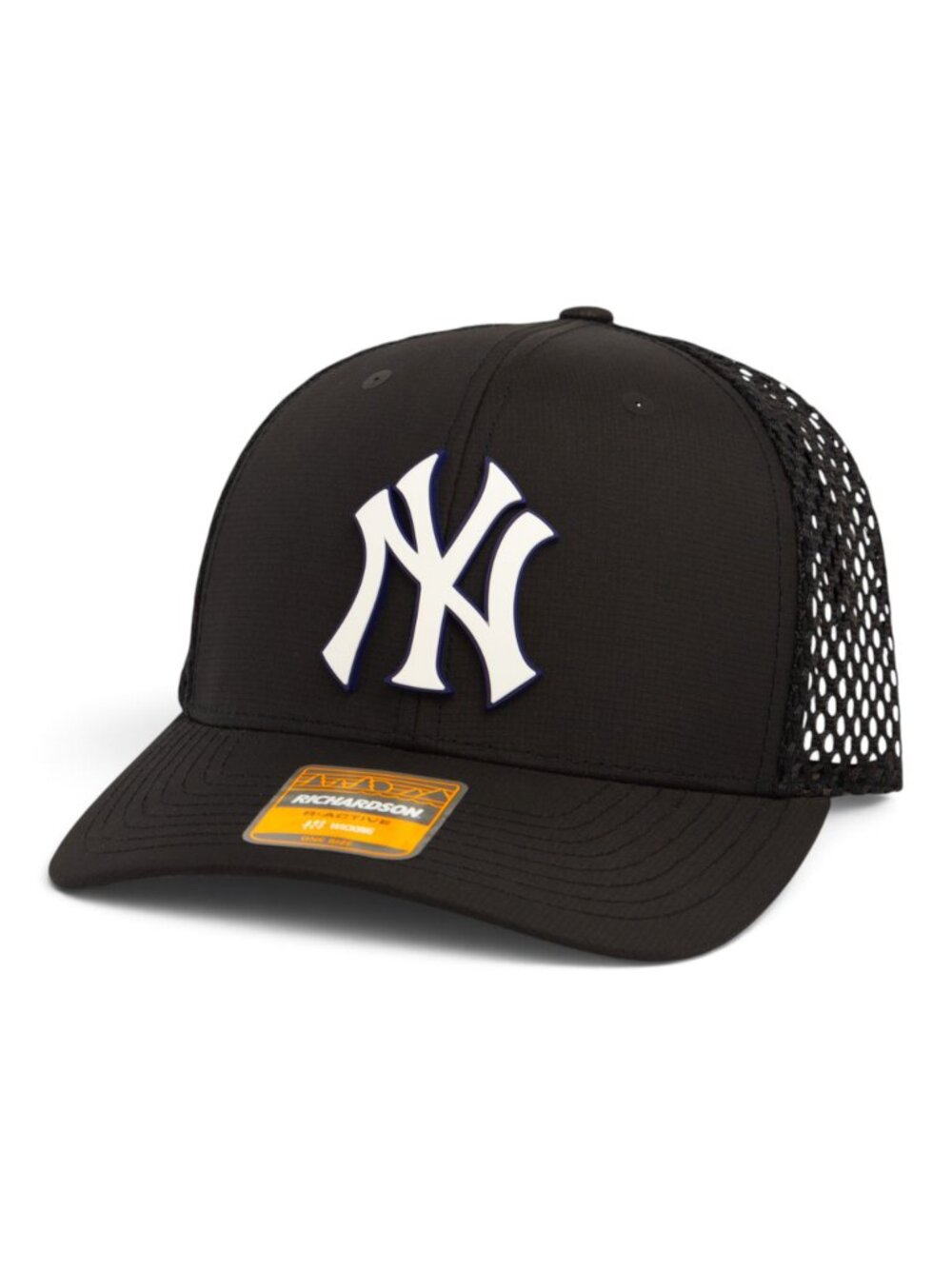 New York Yankees NY White 3D Snapback Tilikum Trucker Hat- Black